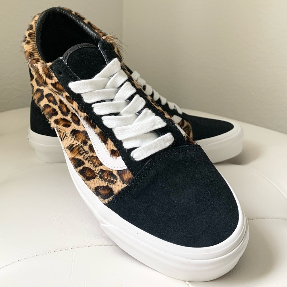 NWT Vans Women's Old Skool Jungle Clash Leopard Sneakers